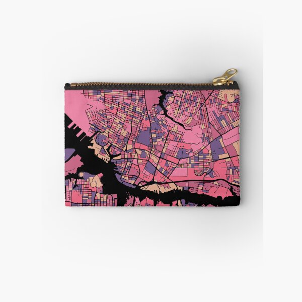 Item preview, Norfolk Map Pattern in Purple & Pink designed and sold by PatternMaps.