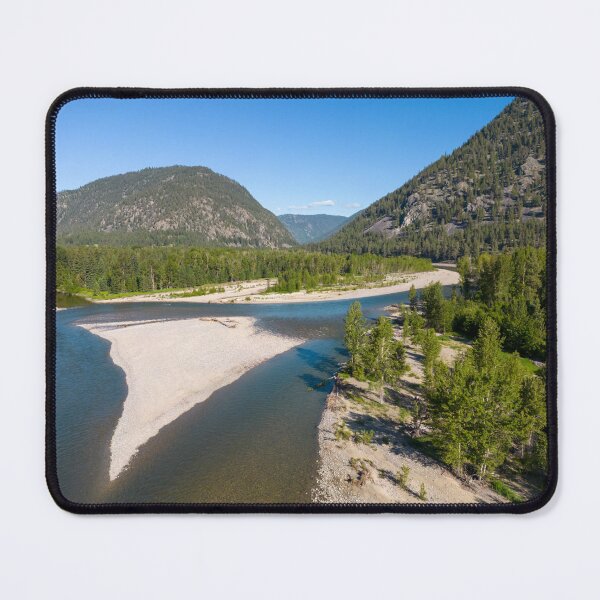 Item preview, Drone Aerial View Similkameen River British Columbia Canada Land designed and sold by Kevin Miller Photography.