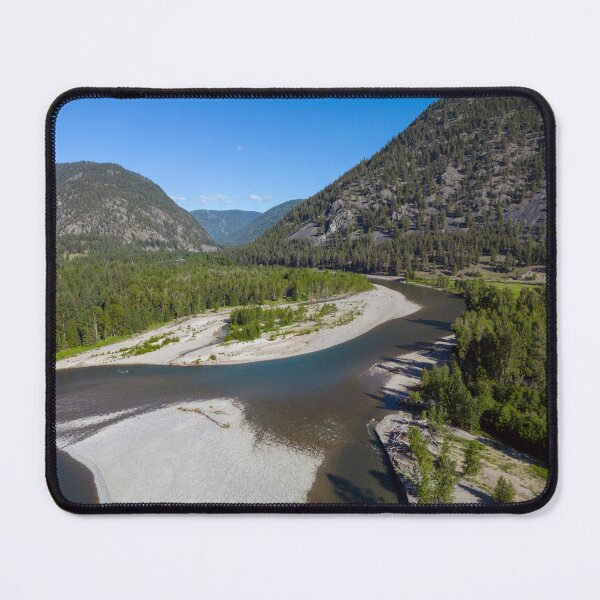 Item preview, Drone Aerial View Similkameen River British Columbia Canada Land designed and sold by Kevin Miller Photography.