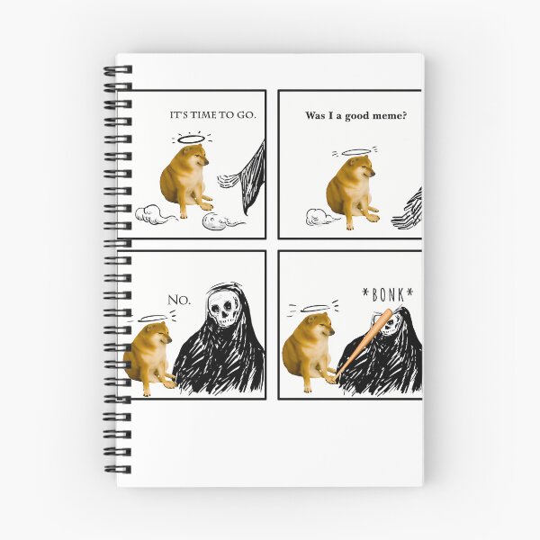 Item preview, Was I A Good Meme? No. Bonk. Cheems Doge designed and sold by ChicArtlondon.