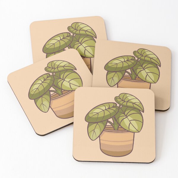 Item preview, beautiful Monstera siltepecana cartoon illustration designed and sold by cubbone.