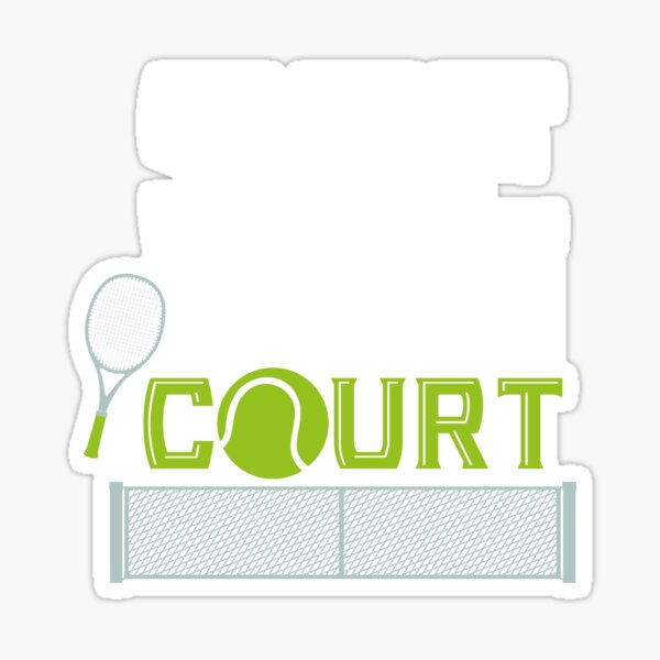 Item preview, See You in Court Tennis Sports Ball Games Lawn Sand designed and sold by anziehend.