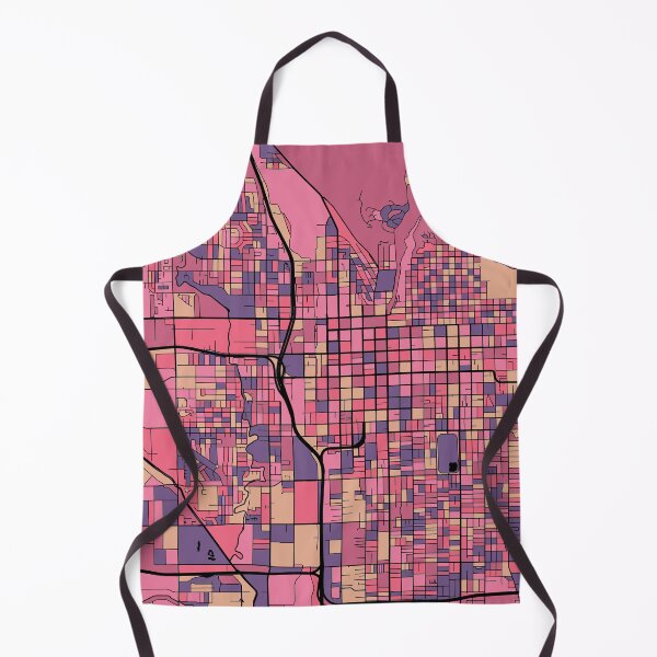 Item preview, Salt Lake City Map Pattern in Purple & Pink designed and sold by PatternMaps.