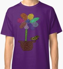 Funky Flower and Bee Classic T-Shirt