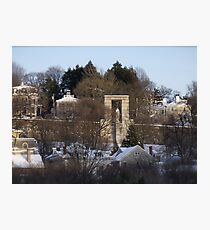 Roger Williams looks over the city of Providence Photographic Print