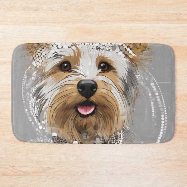 Item preview, Yorkshire Terrier Yorke Swirls Twirls designed and sold by purplesensation.