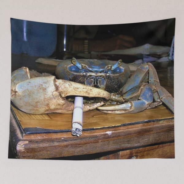 Item preview, Baller Smoking Crab designed and sold by MaxLevelMerch.