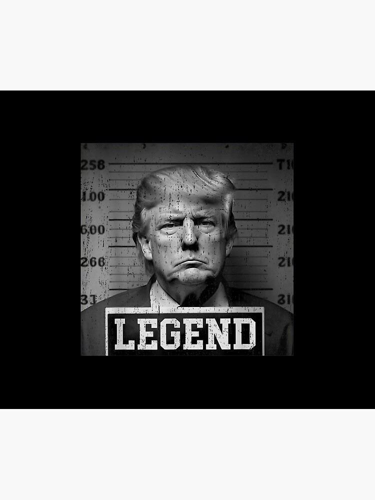 Trump 2024 Mugshot President Throw Blanket sold by Trusted Contact