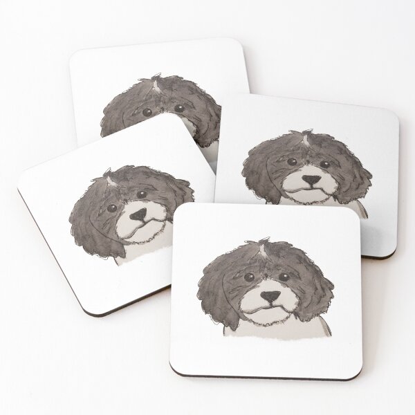 Item preview, Small black and white dog designed and sold by abby8re.