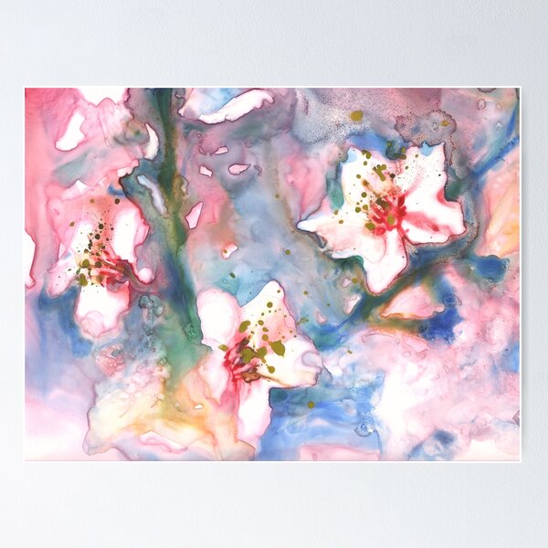 Item preview, Cherry Blossom Watercolor designed and sold by Yevgenia Watts.