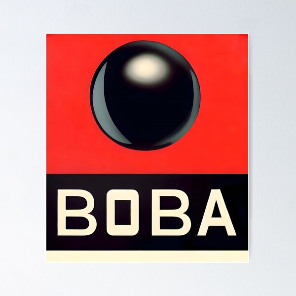 Artikelvorschau, Minimalistisches Boba-Schallplattencover entworfen und verkauft von Bobafun.