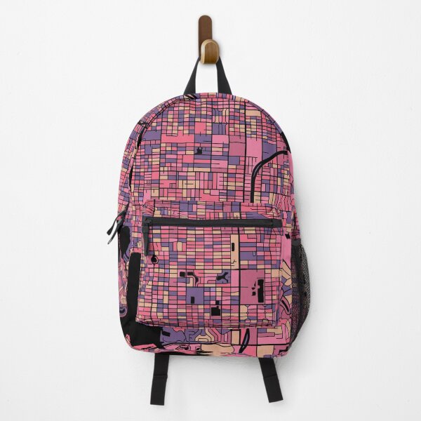 Item preview, St. Petersburg Map Pattern in Purple & Pink designed and sold by PatternMaps.