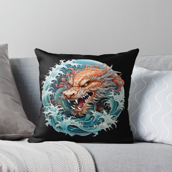 Item preview, A slithering sea dragon monster in the big waves 5 designed and sold by eyestetix.