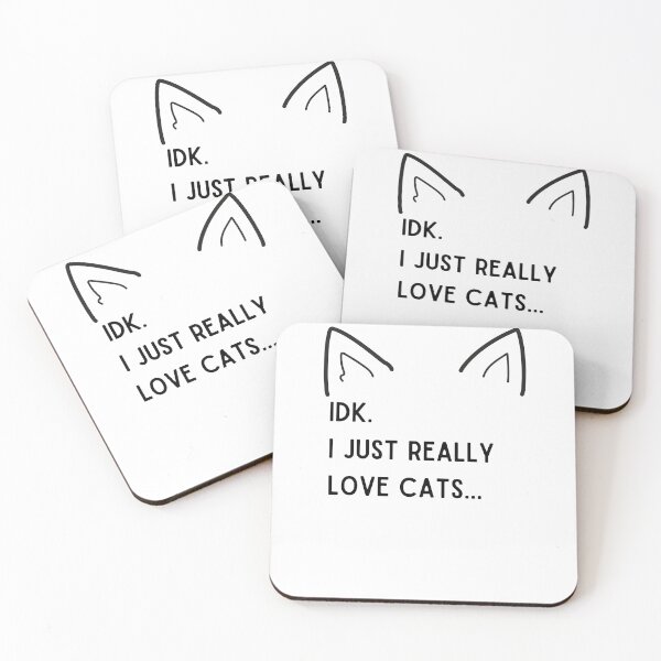 Item preview, I JUST REALLY LOVE CATS designed and sold by bri-creative.