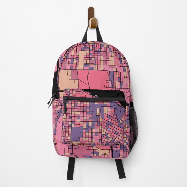 Item preview, Tacoma Map Pattern in Purple & Pink designed and sold by PatternMaps.