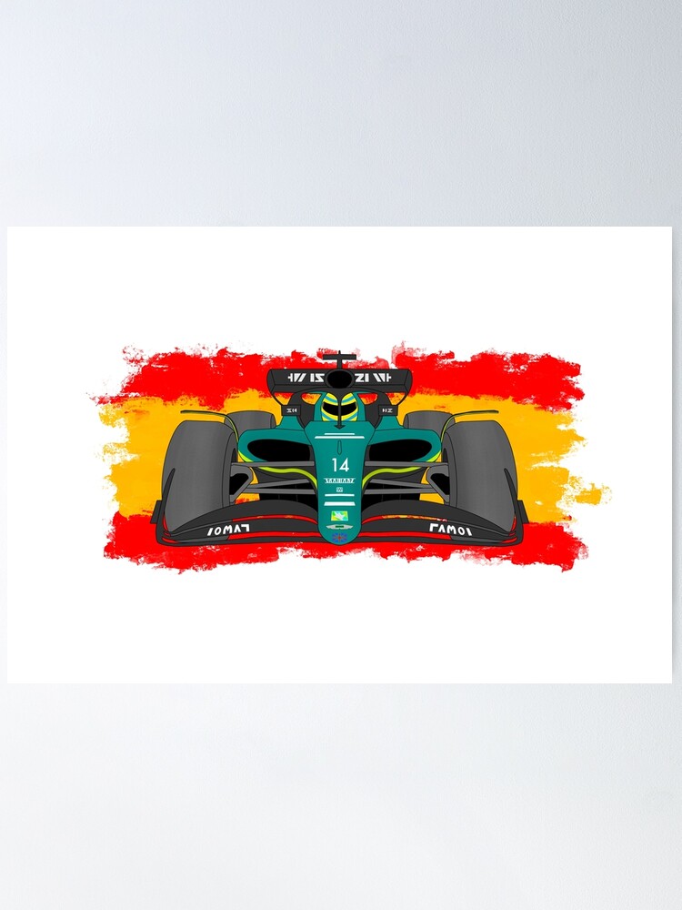 Fernando Alonso F1  F1 poster, F1 art, Racing art