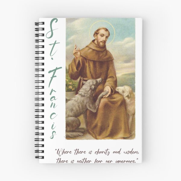 Item preview, Saint Francis With Quote  designed and sold by StevenELuu.