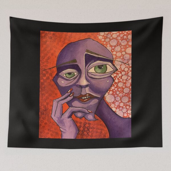Item preview, Eccentric Abstraction: Unveiling the Intricate and Mournful Visage designed and sold by YowynMinbelly.