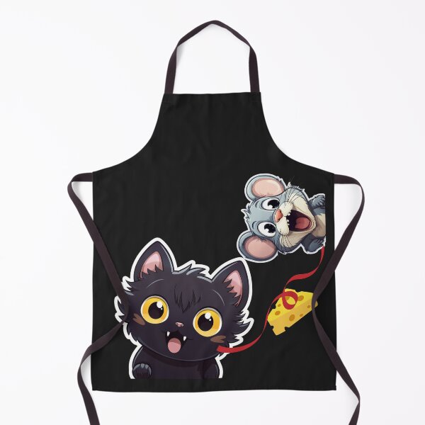 Aperçu de l'œuvre Compagnons improbables : Chat noir et souris créée et vendue par sukanda.