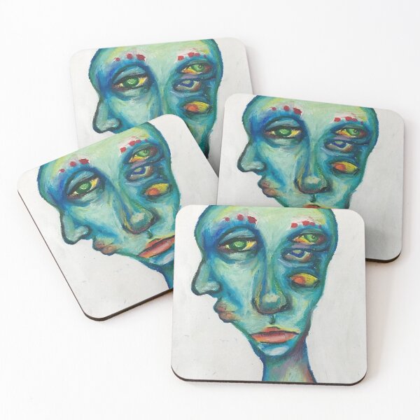 Item preview, Chimeric Melting: An Otherworldly and Oddly Surreal Facial Form designed and sold by LedoveBigcobble.