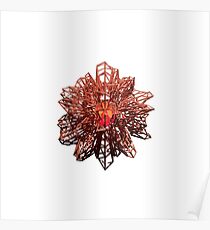Abstract Flower Poster