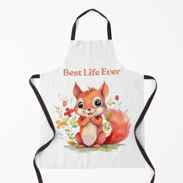 Item preview, Best Life Ever Squirrel and Floral Delight T-Shirt designed and sold by Kishaprints.