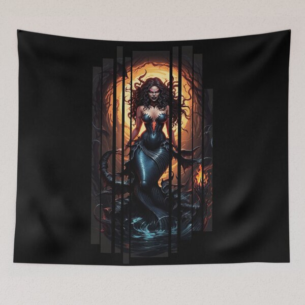 Item preview, The Sea Witch Trapped in a Mirror designed and sold by SirenasWorld.