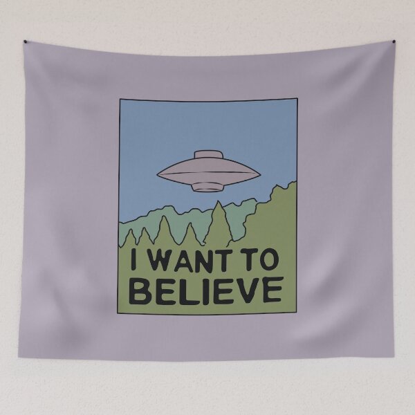 Item preview, I Want to Believe designed and sold by REALsaintpetty.