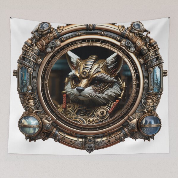 Item preview, Steampowered Animal Portrait designed and sold by SteamJazzCafe.