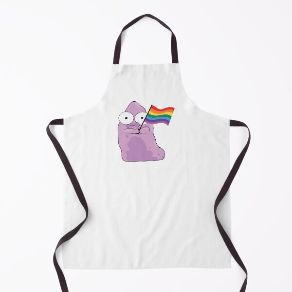 Item preview, pupa holding pride flag designed and sold by chromecrush.