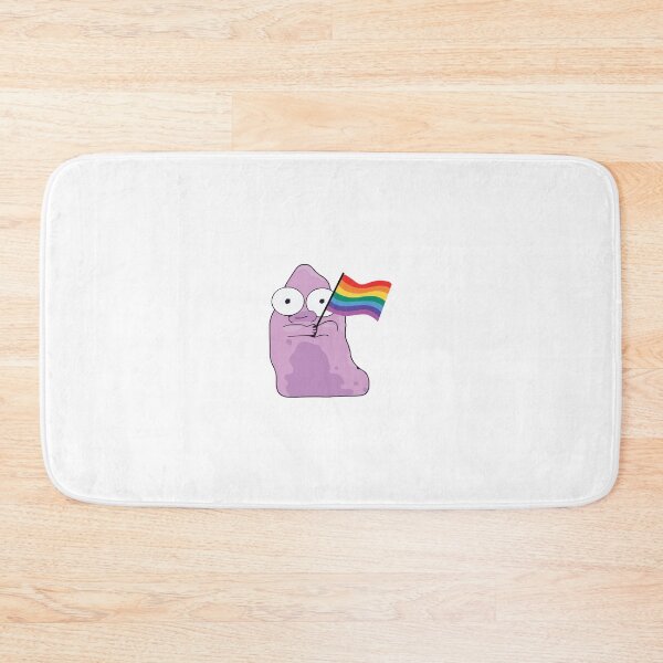 Item preview, pupa holding pride flag designed and sold by chromecrush.