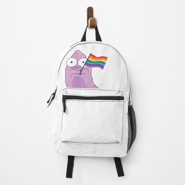 Item preview, pupa holding pride flag designed and sold by chromecrush.