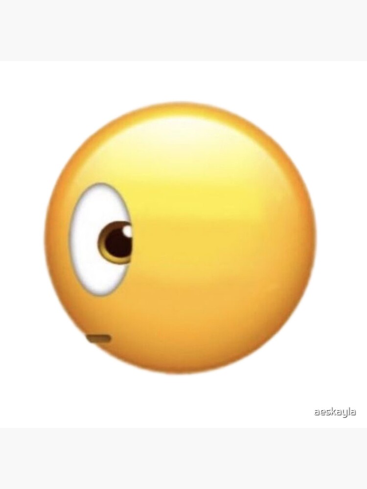 Bombastic Side Eye Emoji Sticker | Sticker