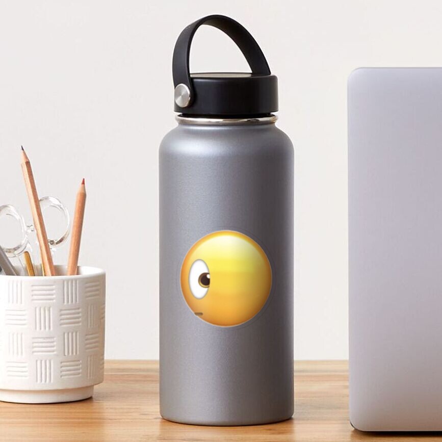 Bombastic Side Eye Emoji Sticker | Sticker