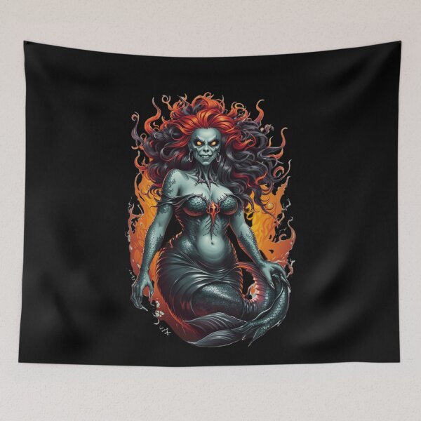 Item preview, Sirenas Demon Redhead Mermaid designed and sold by SirenasWorld.