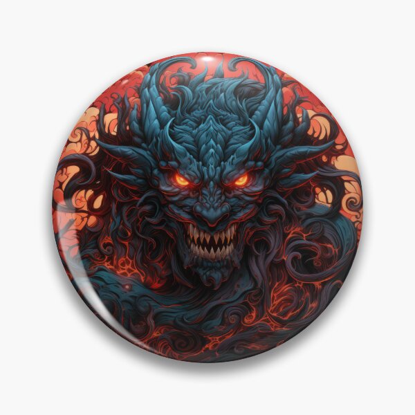 Item preview, The menacing horned demon designed and sold by eyestetix.