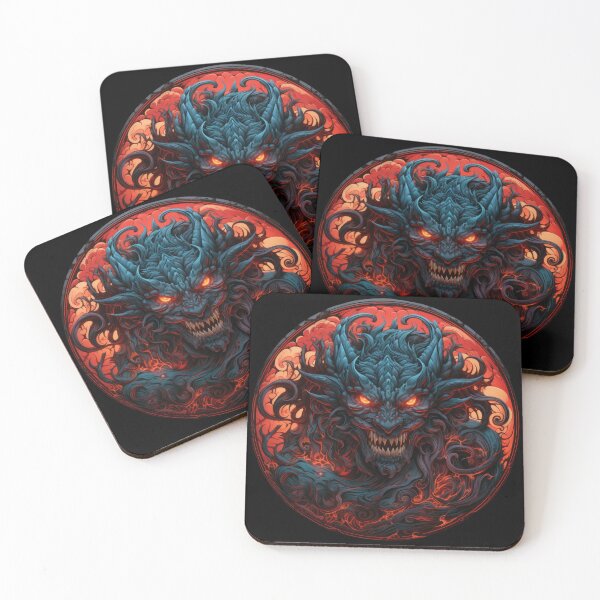 Item preview, The menacing horned demon designed and sold by eyestetix.