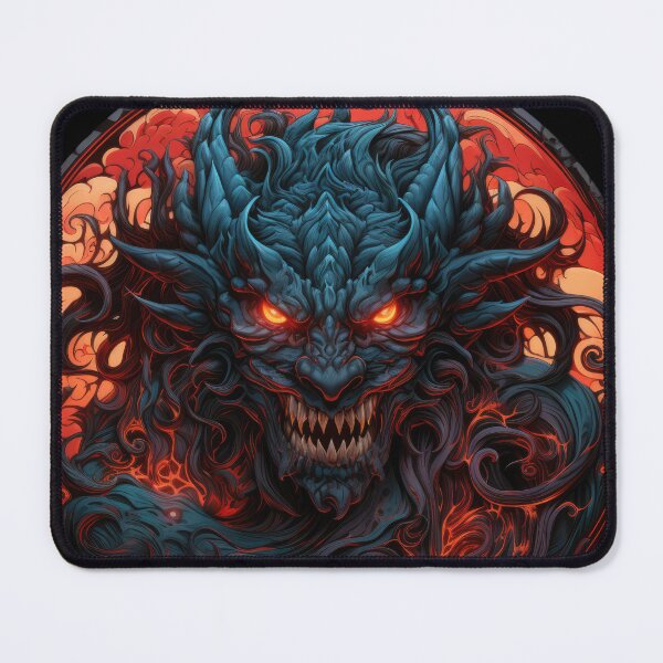 Item preview, The menacing horned demon designed and sold by eyestetix.