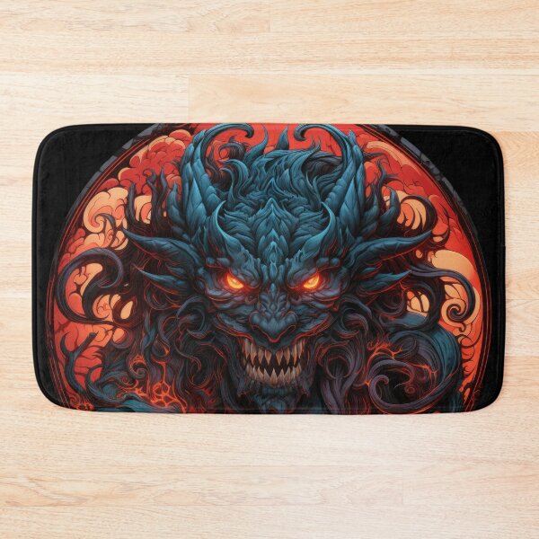 Item preview, The menacing horned demon designed and sold by eyestetix.
