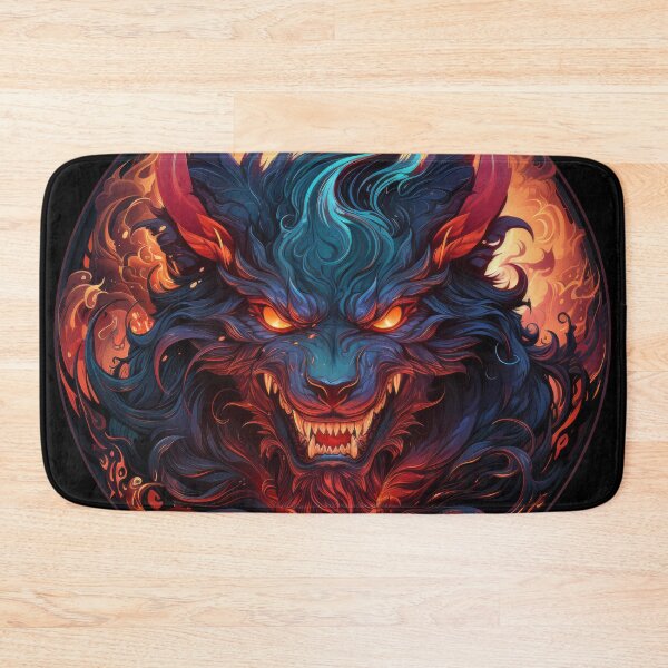 Item preview, The menacing horned demon 2 designed and sold by eyestetix.