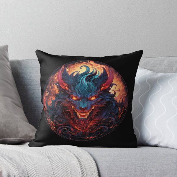 Item preview, The menacing horned demon 2 designed and sold by eyestetix.
