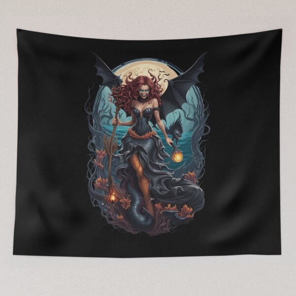 Item preview, The Dark Sea Angel From Sirenas Dark fairytales designed and sold by SirenasWorld.