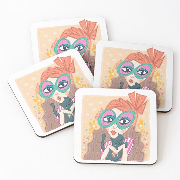 Item preview, Posh Lady with a Cat designed and sold by MarinaBH.