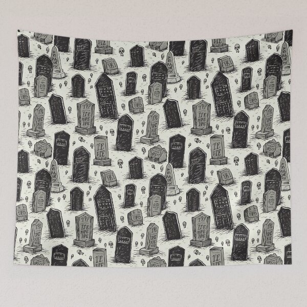 Item preview, Halloween Decorations 28 - Graveyard/Tombstones designed and sold by DigitalPatternx.
