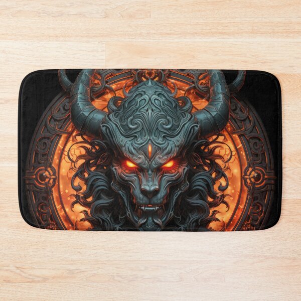 Item preview, The menacing horned demon 4 designed and sold by eyestetix.