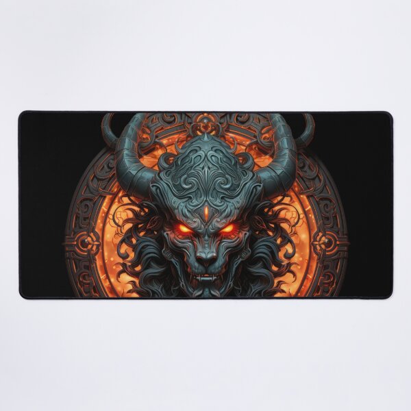Item preview, The menacing horned demon 4 designed and sold by eyestetix.