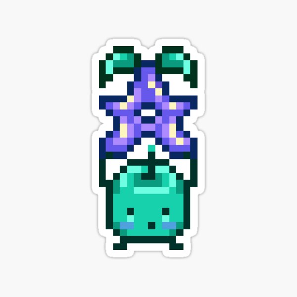 Aperçu de l'œuvre Stardrop Junimo Bleu créée et vendue par tinbeanie.