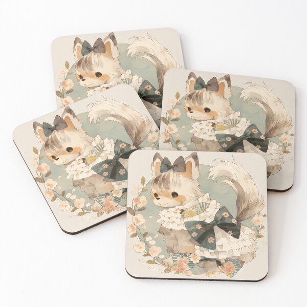Item preview, Japanese Woodblock Style Yorkshire Terrier Dog designed and sold by BlvckSky.
