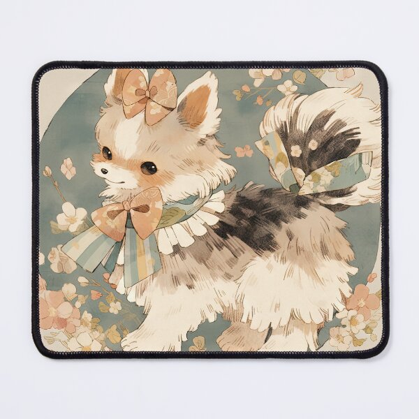 Item preview, Japanese Woodblock Style Yorkshire Terrier Dog designed and sold by BlvckSky.