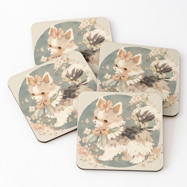 Item preview, Japanese Woodblock Style Yorkshire Terrier Dog designed and sold by BlvckSky.